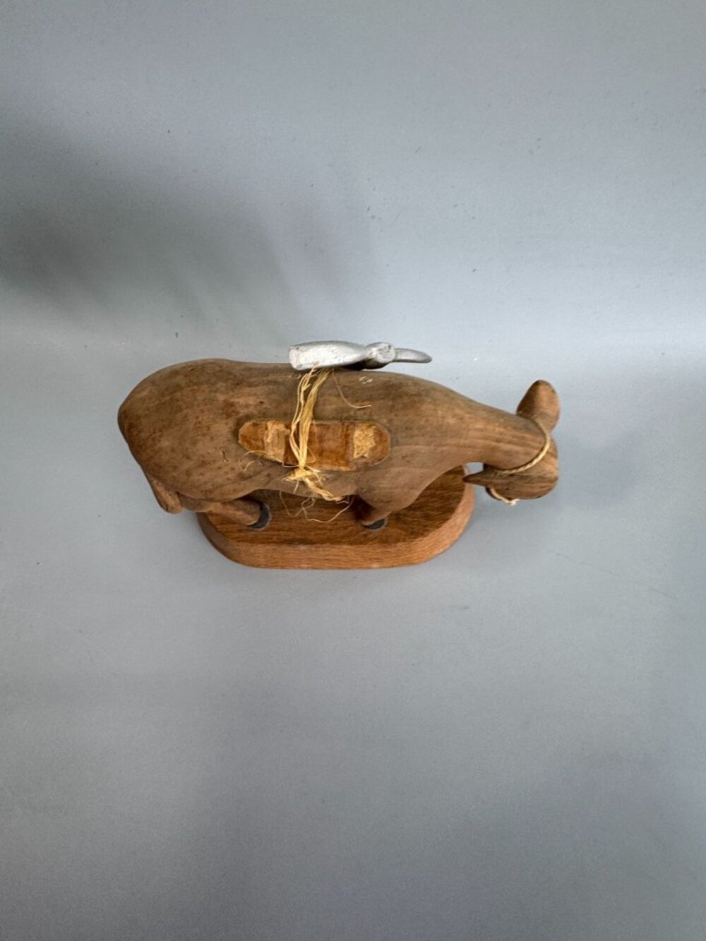 Elmer Groth Carved Wood Donkey Mule Folk Art Sculpture Davenport Iowa 1977 6" - Picture 6 of 7